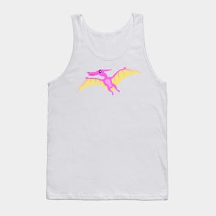 Cute happy Dinosaur Pterodactyl Tank Top